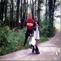 2004 Maine Amateur Championship at Sanford.  My father on the bag for the opening round.  8 great holes at +1, followed by 10 holes of "What the fuck just happened?"  